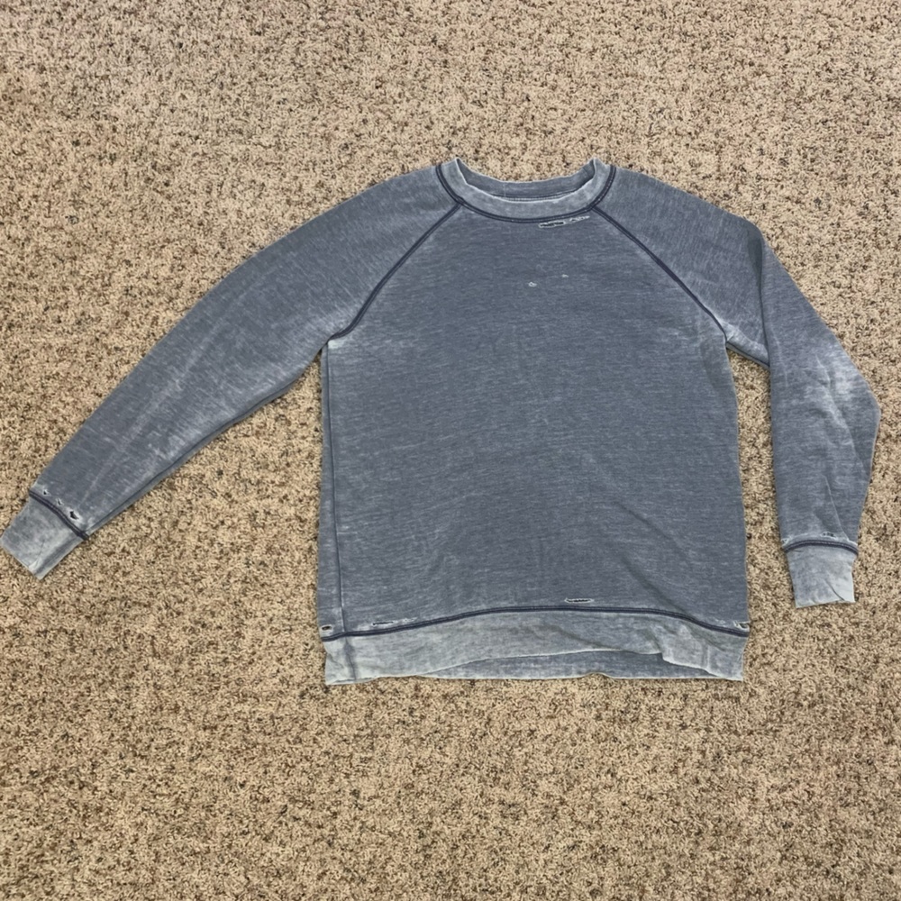 UO Distressed Crewneck Sweatshirt